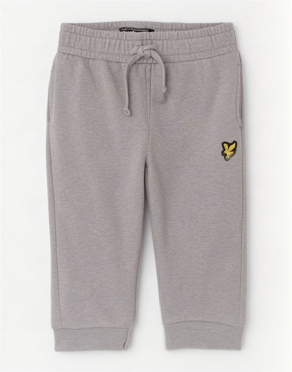 Lyle & Scott Baby Boys Trenirke Hlače 12-18 mjeseci Sivi pamuk