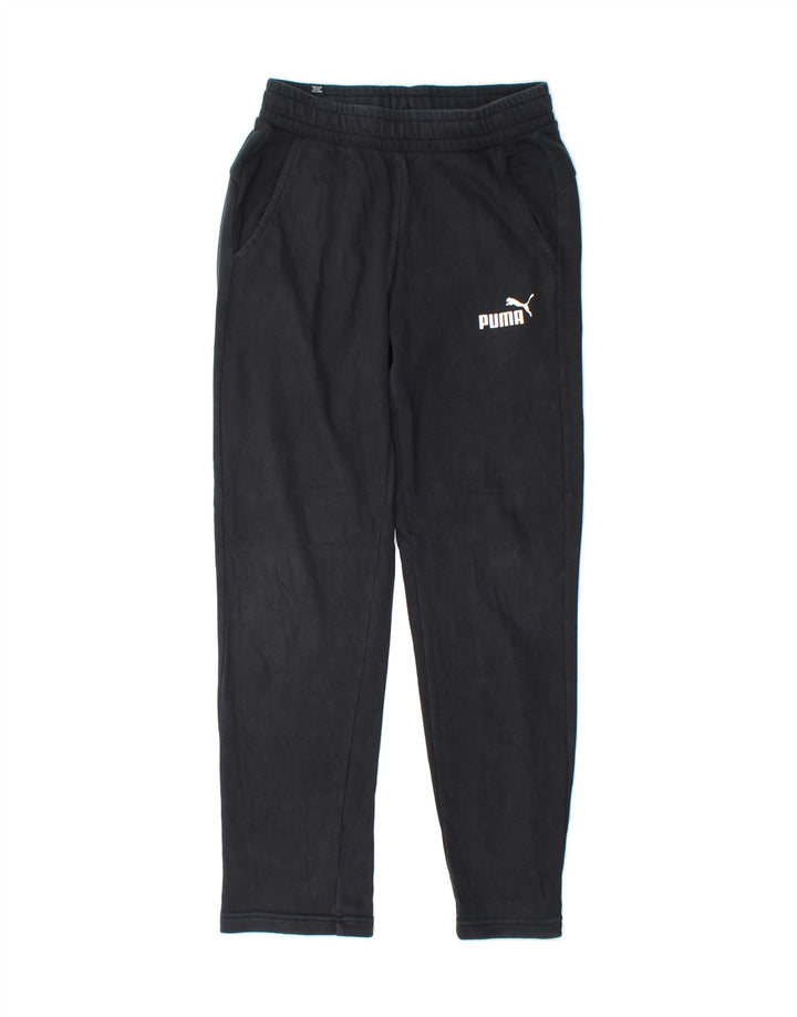 PUMA Mens Tracksuit Trousers Small  Black Vintage Puma and Second-Hand Puma from Messina Hembry 