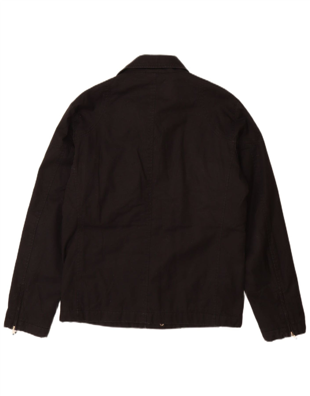 ZARA muška pomoćna jakna UK 38 Srednje crni pamuk