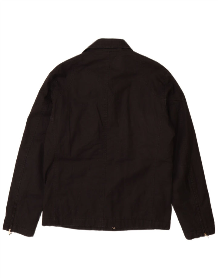 ZARA muška pomoćna jakna UK 38 Srednje crni pamuk