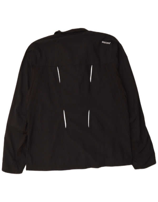 ADIDAS muška jakna za kišu otporna na klimatske uvjete UK 40 veliki crni poliester