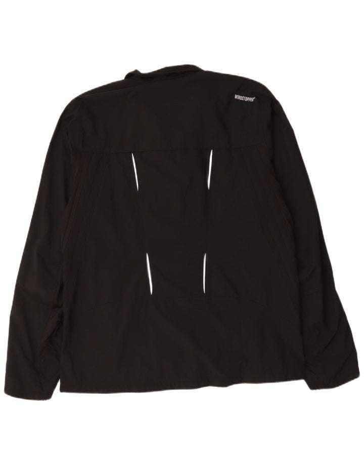 ADIDAS muška jakna za kišu otporna na klimatske uvjete UK 40 veliki crni poliester