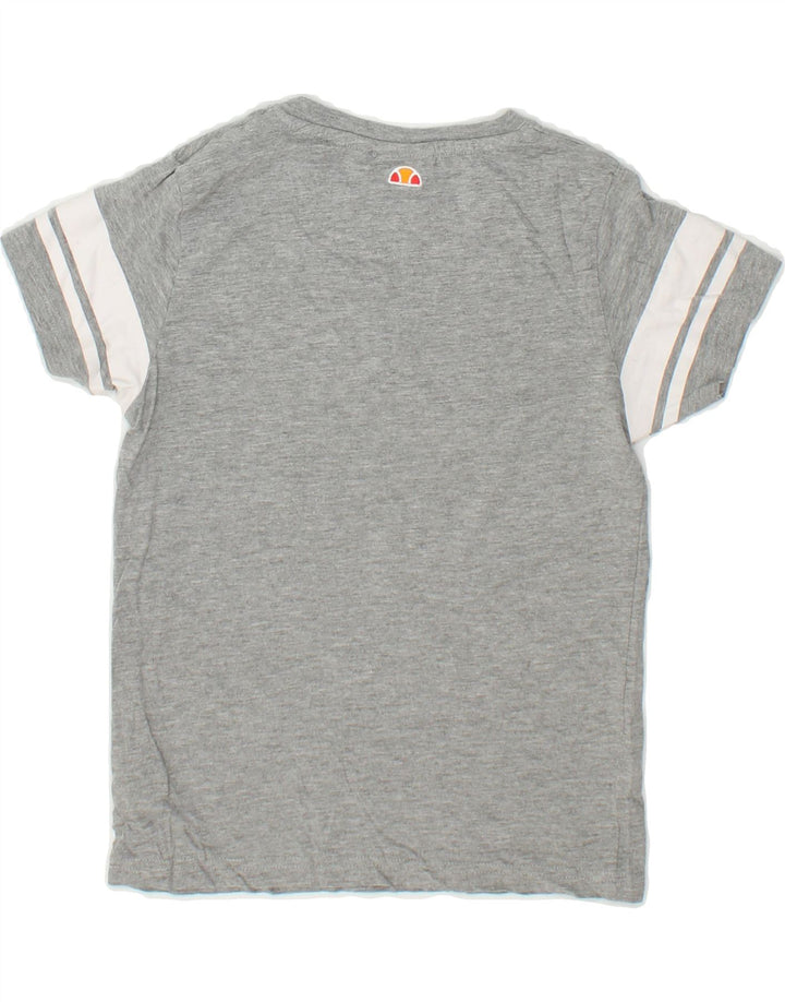 ELLESSE Boys Graphic T-Shirt Top 7-8 Years Grey Cotton | Vintage Ellesse | Thrift | Second-Hand Ellesse | Used Clothing | Messina Hembry 