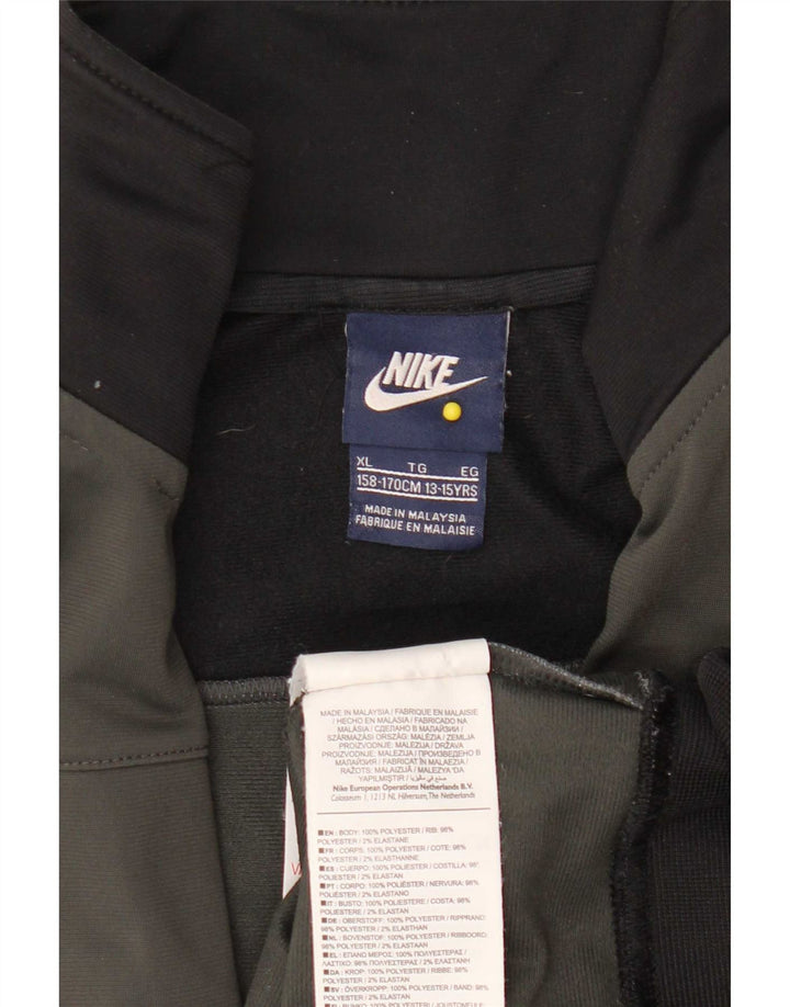 Nike Boys Trenirka Gornja jakna 13-14 godina XL Sivi poliester u boji