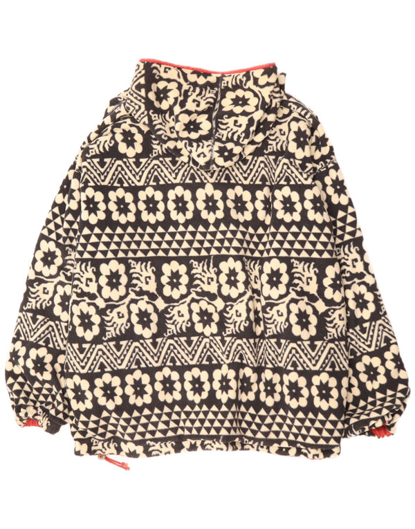 Schoffel muški pulover s kapuljačom Reverzibilna jakna UK 46 3XL crvena retro cvjetna