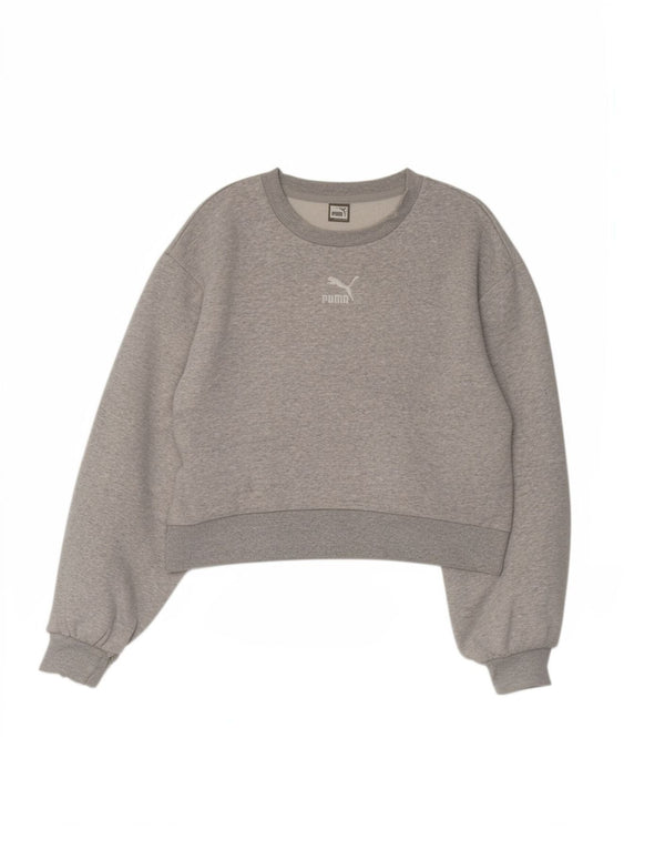 Puma ženska majica s kratkim grafičkim motivima UK 10 Small Grey Sports