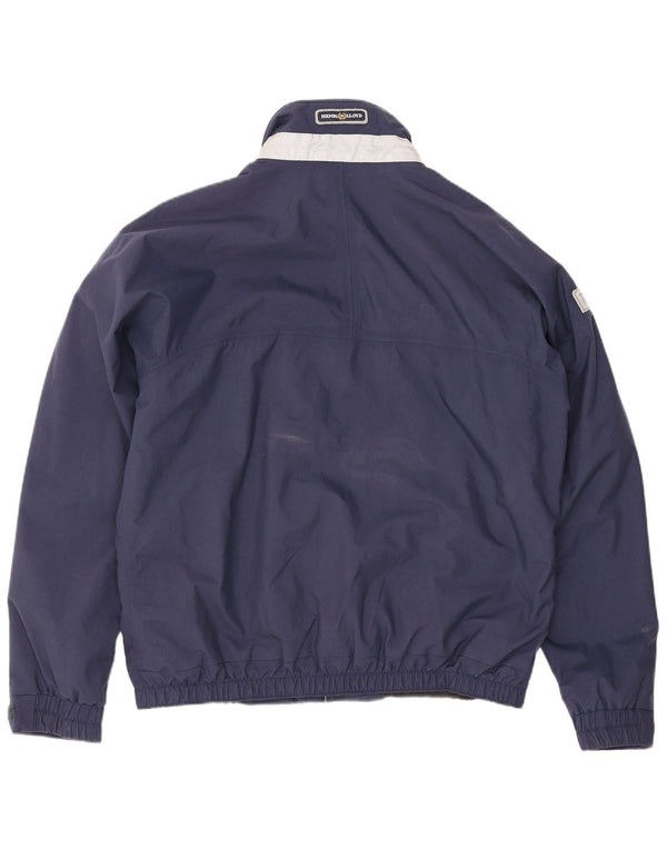 Henri Lloyd Mens Windbreaker Jacket UK 38 Medium Navy Blue Nylon