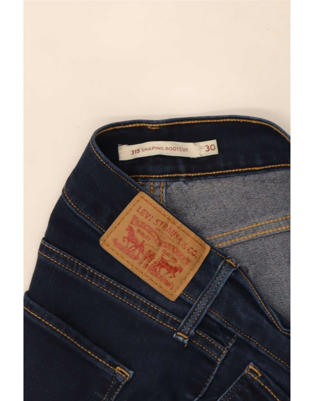 Levi's ženske 315 oblikovane traperice W30 L30 tamnoplave