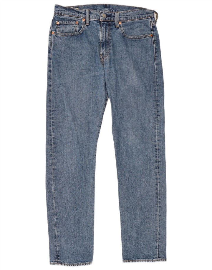 Levi's muške 502 ravne traperice W32 L32 plavi pamuk