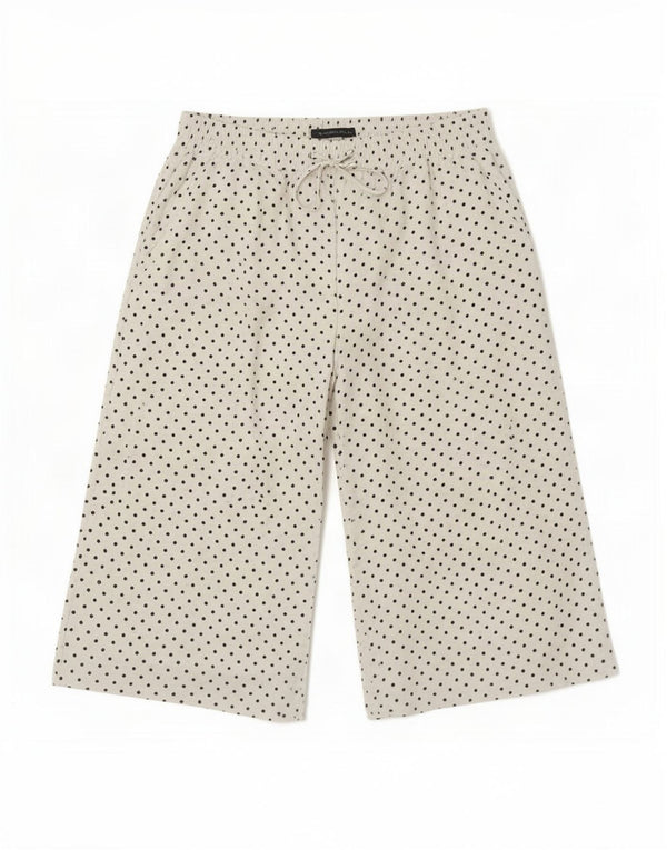 Marks & Spencer ženske Capri hlače UK 14 Large W30 L19 Bijele točkice