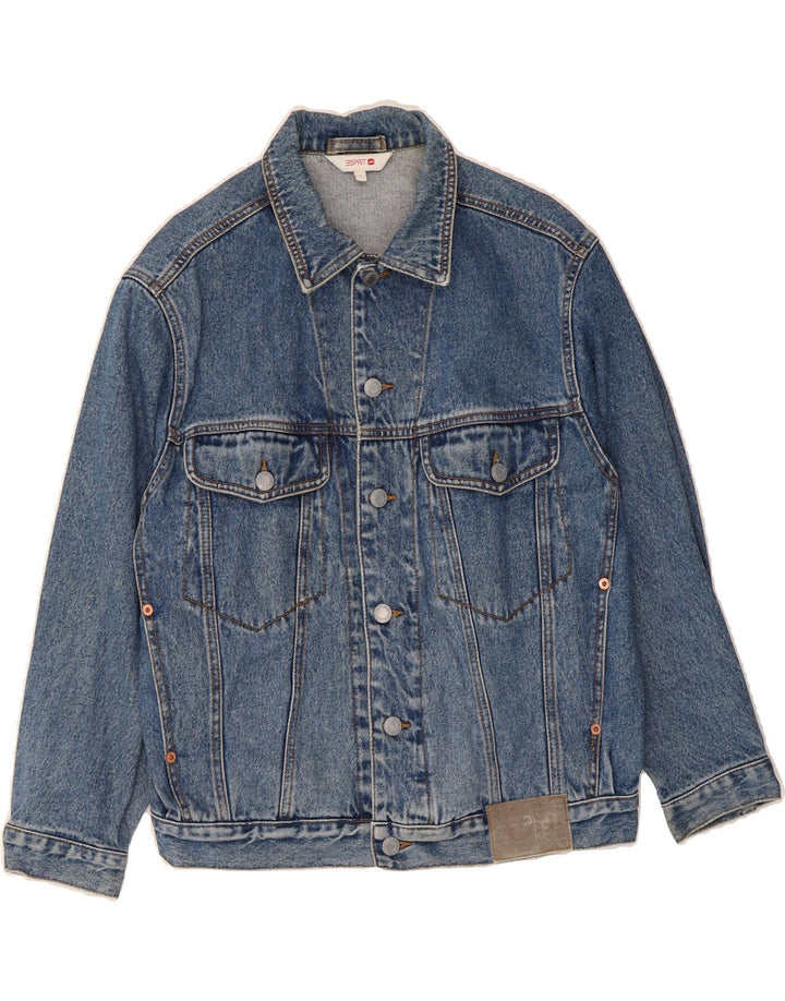 ESPRIT Womens Denim Jacket UK 16 Large Blue Cotton Vintage Esprit and Second-Hand Esprit from Messina Hembry 