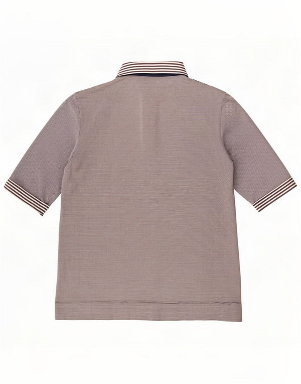 Max & Co. Ženska polo majica UK 12 Medium Navy Blue Pinstripe