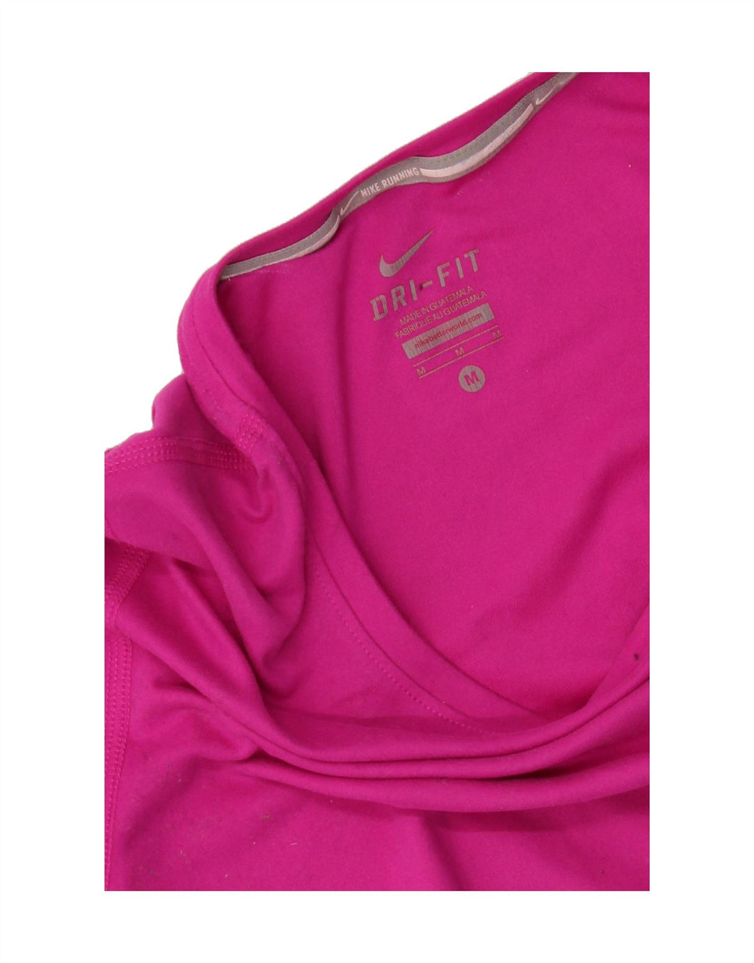 NIKE Womens Dri Fit T-Shirt Top UK 12 Medium Pink Polyester Vintage Nike and Second-Hand Nike from Messina Hembry 
