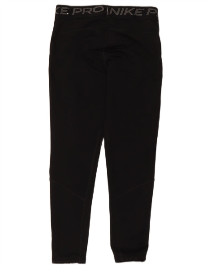 Nike Boys Dri Fit grafičke tajice 8-9 godina, male crne poliesterske