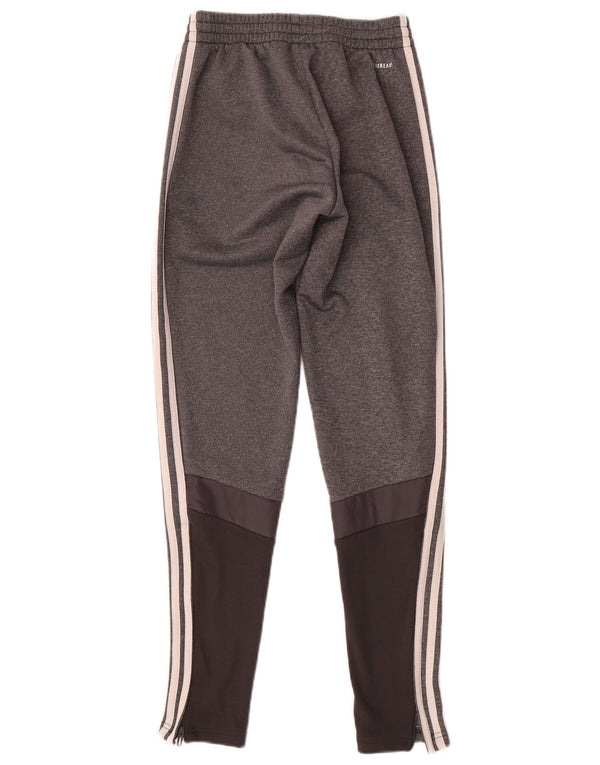 Adidas muške Aeroready hlače za trenirku XS sivi poliester u boji