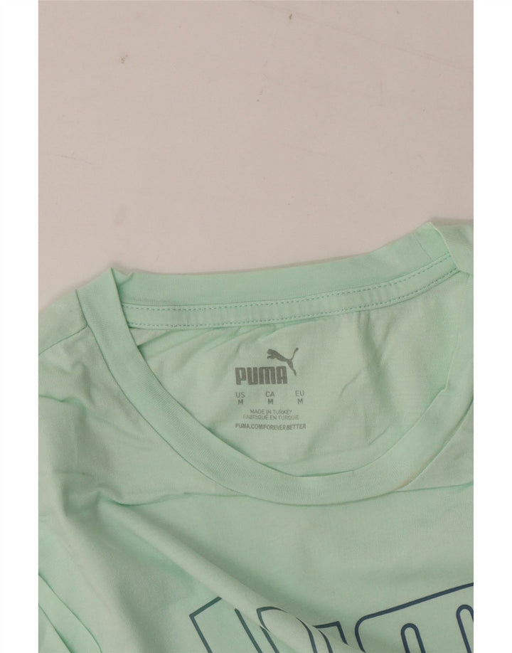 Puma ženska majica kratkih rukava s grafičkim motivima UK 14 srednje zelena