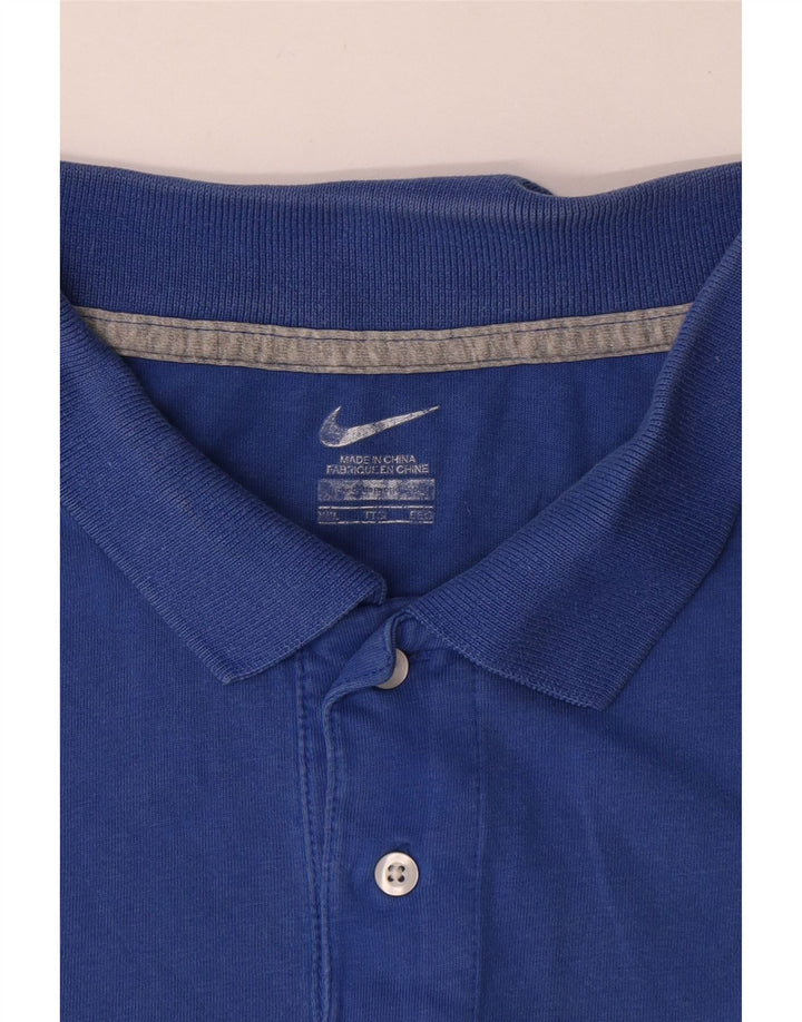 Nike muška polo majica 2XL plavi pamuk