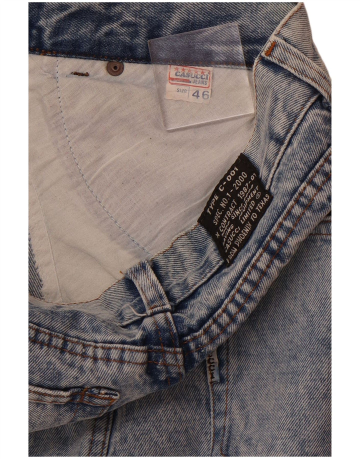 Casucci ženska traper suknja IT 46 Large W30 plavi pamuk