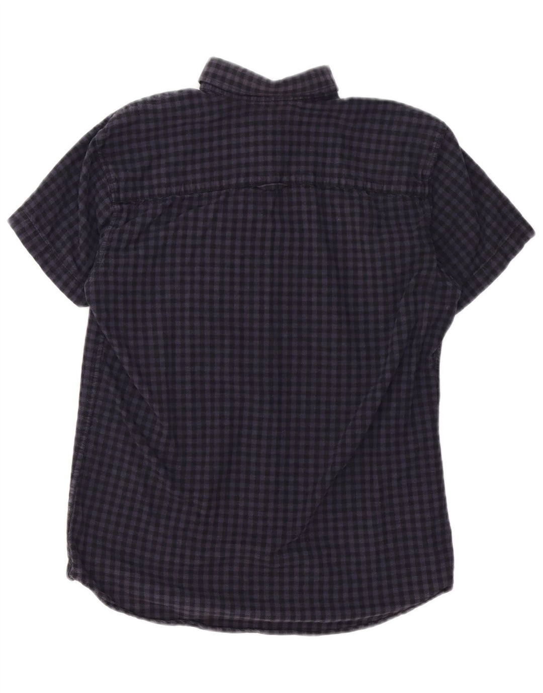 Jack & Jones muška majica standardnog kroja kratkih rukava Mala tamnoplava gingham majica