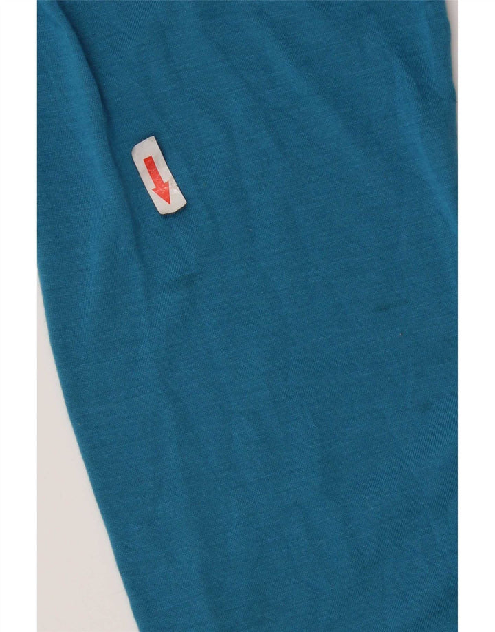 Under Armour Top trenirke za muškarce Heat Gear Zip Neck Pulover Large Blue