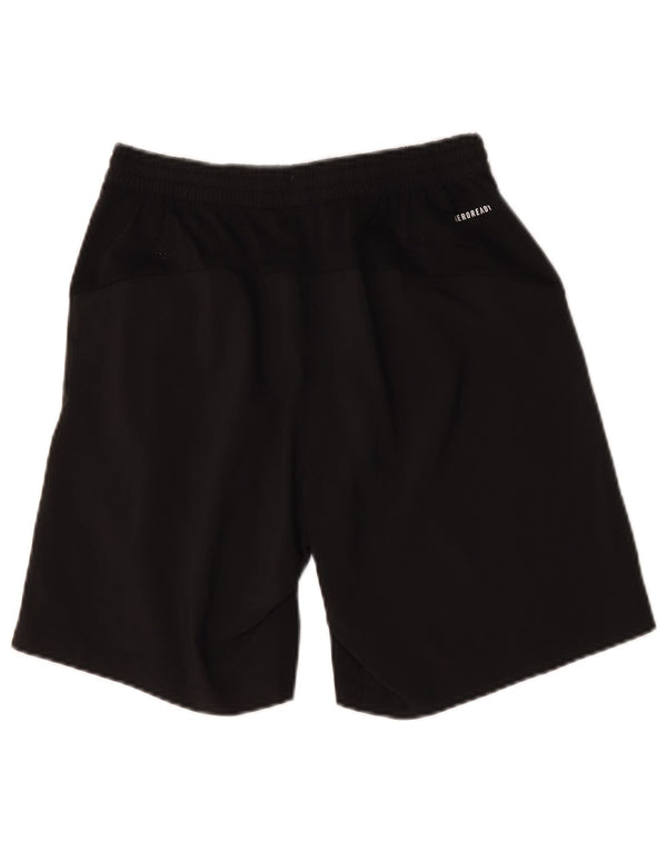 Male crne sportske kratke hlače Adidas Aeroready od poliestera