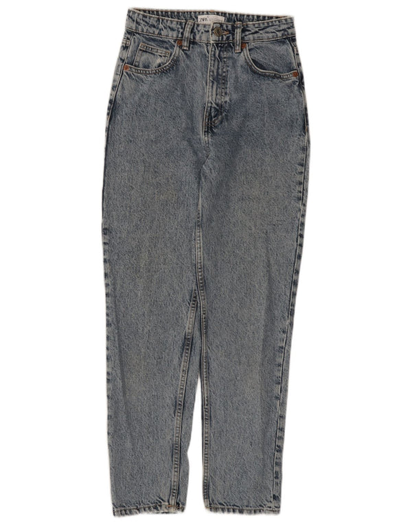 Zara ženske sužene traperice EU 34 2XS W24 L27 plavi pamuk