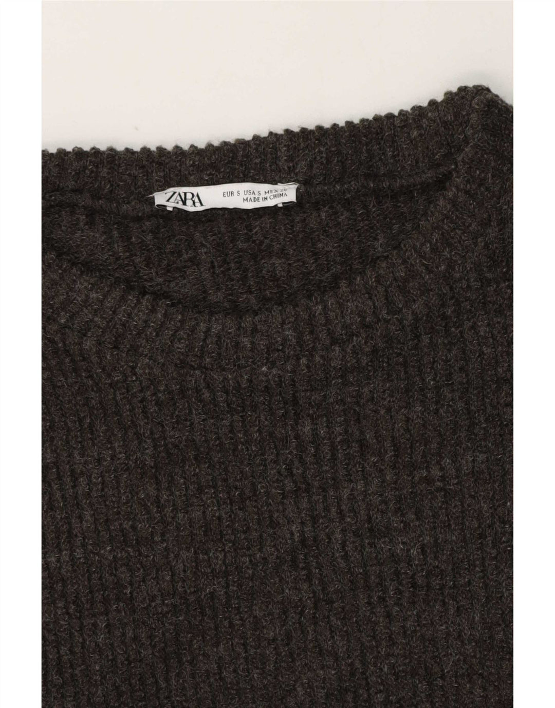 Zara ženska prevelika majica kratkih rukava UK 10 Small Grey