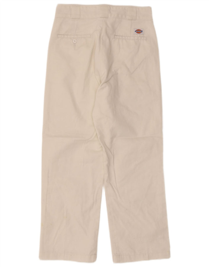 Dickies ženske skraćene hlače visokog struka W28 L25 bijeli poliester