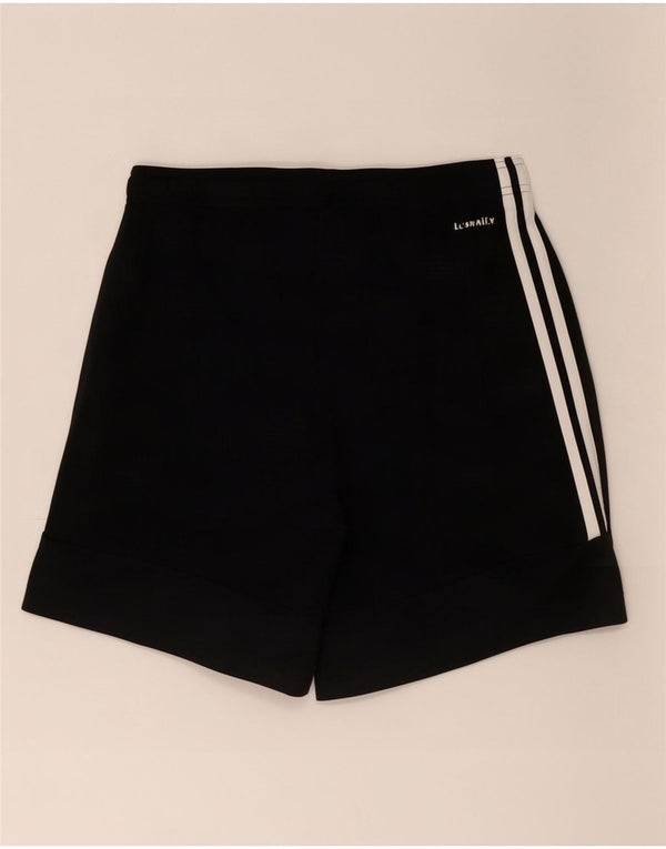 Male crne sportske kratke hlače Adidas Aeroready od poliestera
