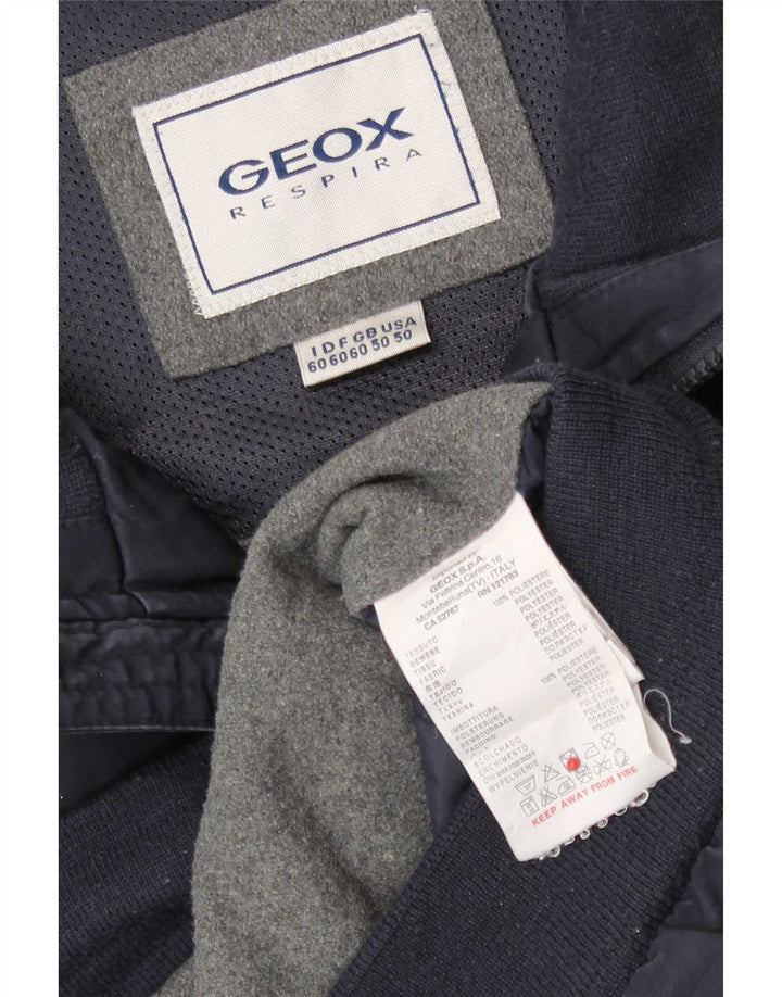 Geox muška bomber jakna Respira UK 50 5XL tamnoplavi poliester