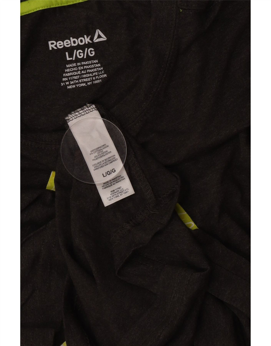 Reebok muška majica s grafičkim motivima, veliki sivi pamuk