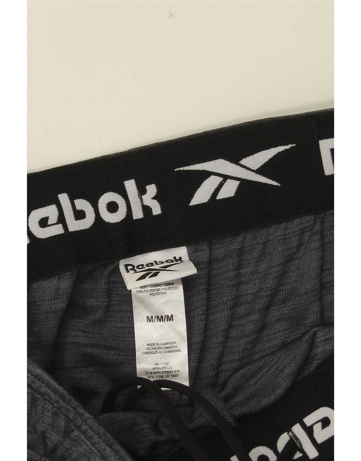 Reebok muške sportske kratke hlače srednje sive boje od poliestera