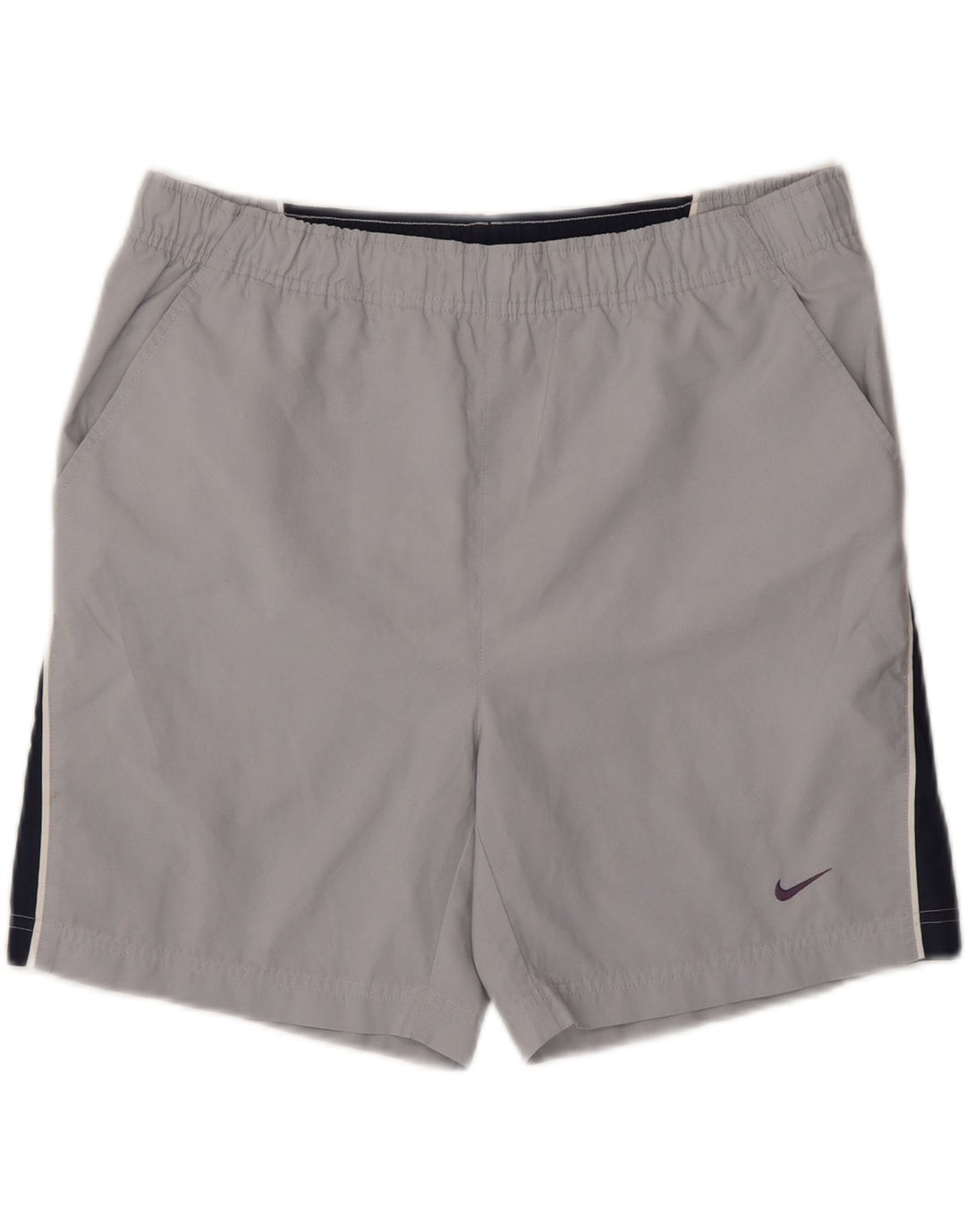 NIKE Mens Sport Shorts Medium Grey Colourblock Polyester