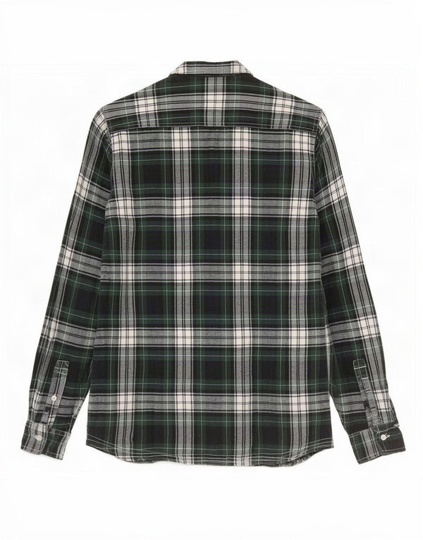 PEPE Jeans Ženska flanelska košulja UK 14 Srednje zelena karirana pamuk