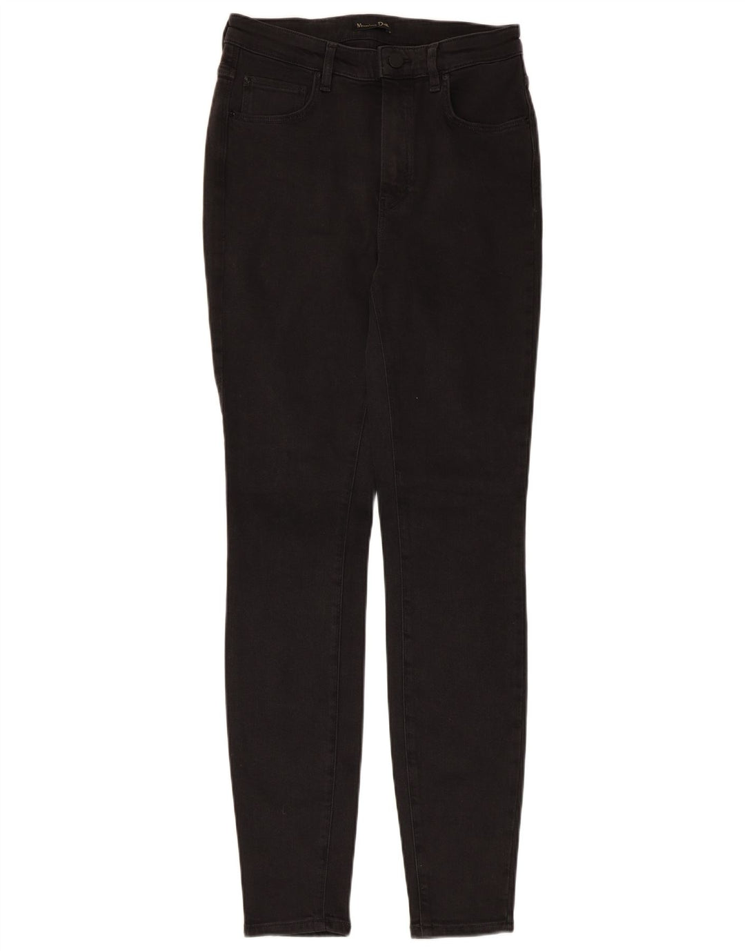 Massimo Dutti ženske uske traperice EU 38 male W28 L30 crni poliester