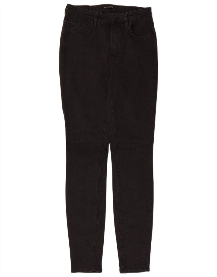Massimo Dutti ženske uske traperice EU 38 male W28 L30 crni poliester