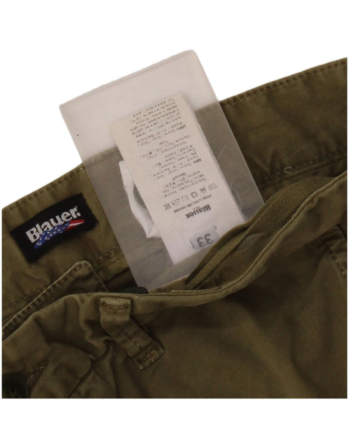 Blauer muške chino kratke hlače W33, srednji kaki pamuk