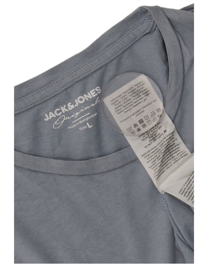 Jack & Jones muška majica kratkih rukava, veliki plavi pamuk
