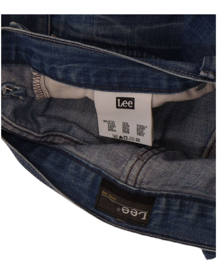 Lee Mens Zed Straight Jeans W38 L30 Plavi pamuk