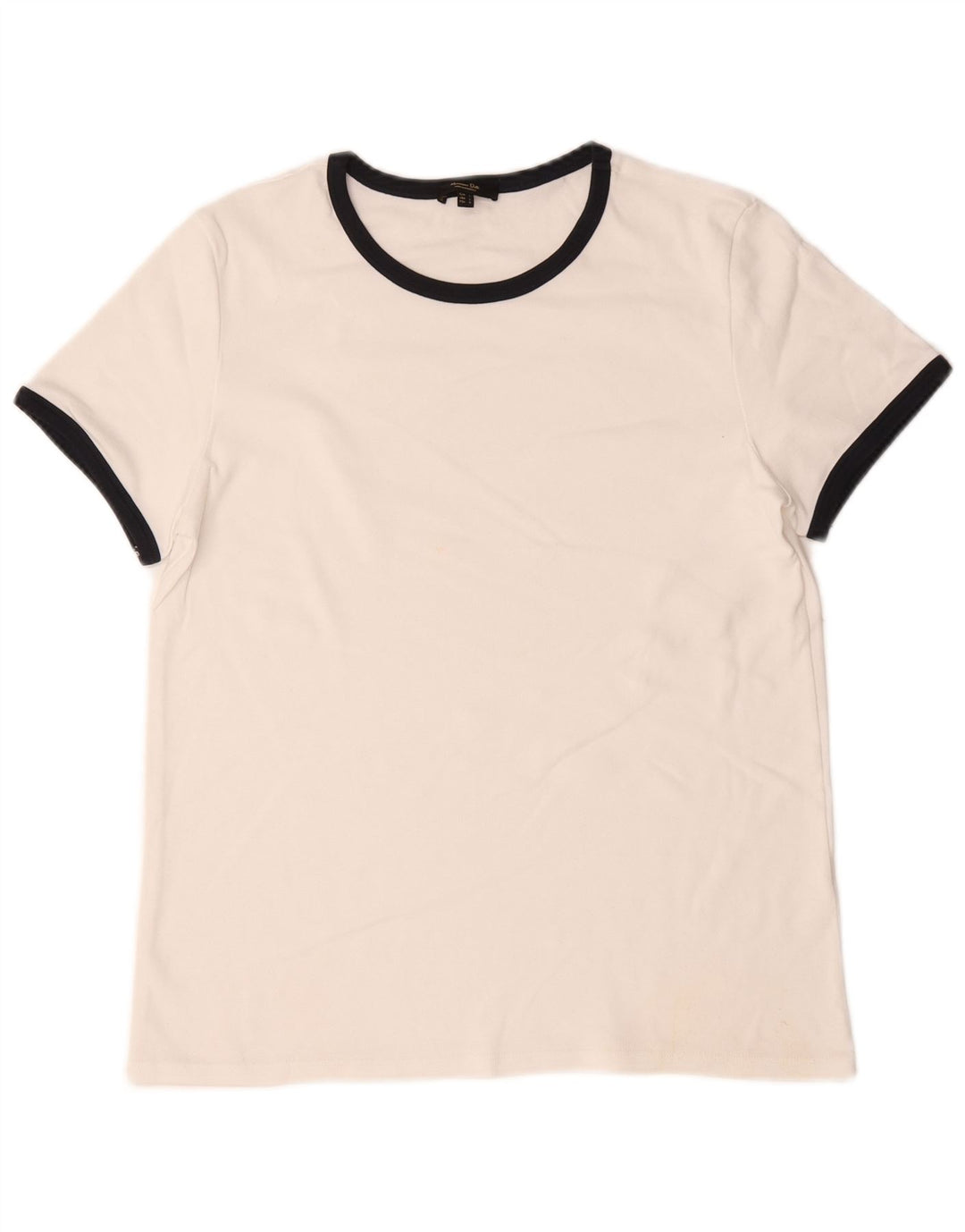 Massimo Dutti Ženska majica kratkih rukava UK 14 Large White Colourblock