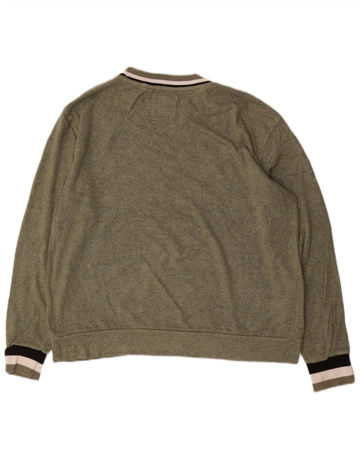 SUPERDRY Ženska kratkotrajna majica s motivima UK 14 s velikim zelenim flekama