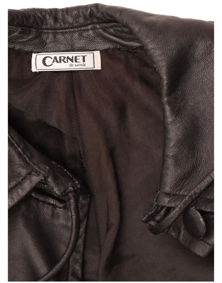 Carnet ženski kožni kaput UK 18 XL crni