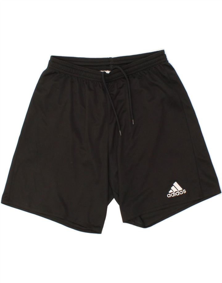 ADIDAS Mens Sport Shorts Small Black Polyester Vintage Adidas and Second-Hand Adidas from Messina Hembry 