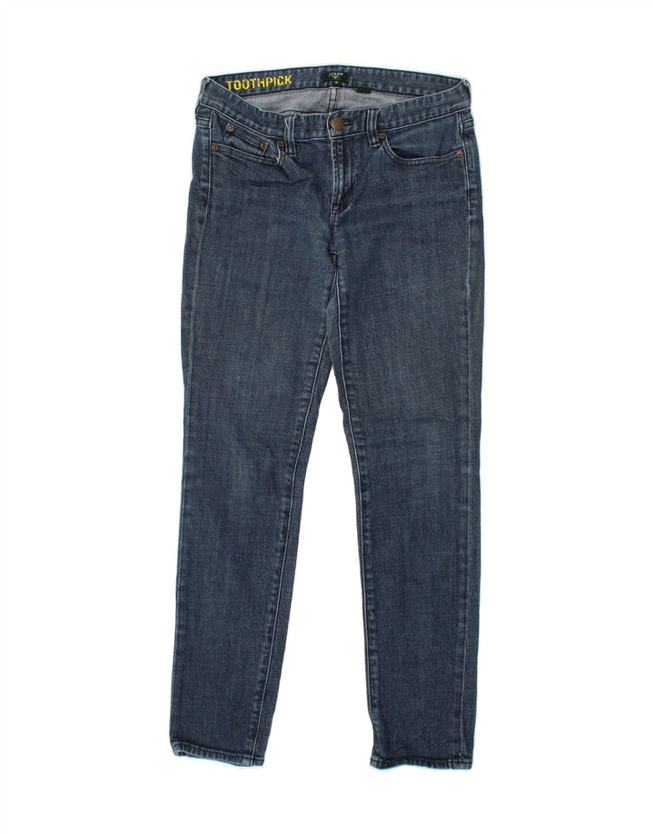 J. CREW Womens Toothpick Slim Jeans W28 L30 Blue Cotton Vintage J. Crew and Second-Hand J. Crew from Messina Hembry 