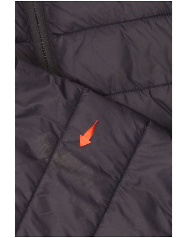 CREW ODJEĆA Ženska podstavljena jakna UK 16 Veliki tamnoplavi najlon