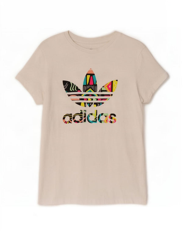 Majica kratkih rukava Adidas za djevojčice, 13-14 godina, veliki bijeli pamuk