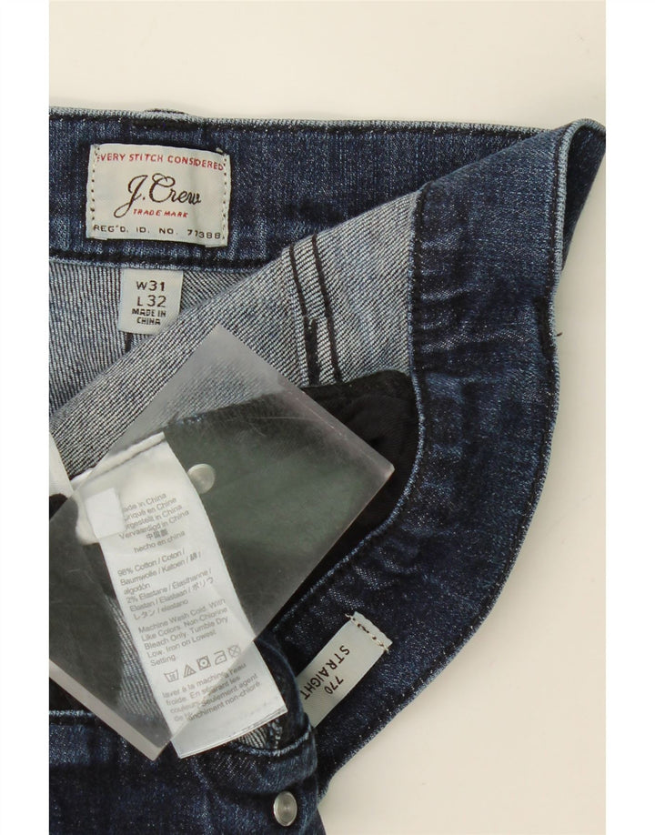 J. CREW Womens 770 Straight Jeans W31 L29 Blue Cotton Vintage J. Crew and Second-Hand J. Crew from Messina Hembry 