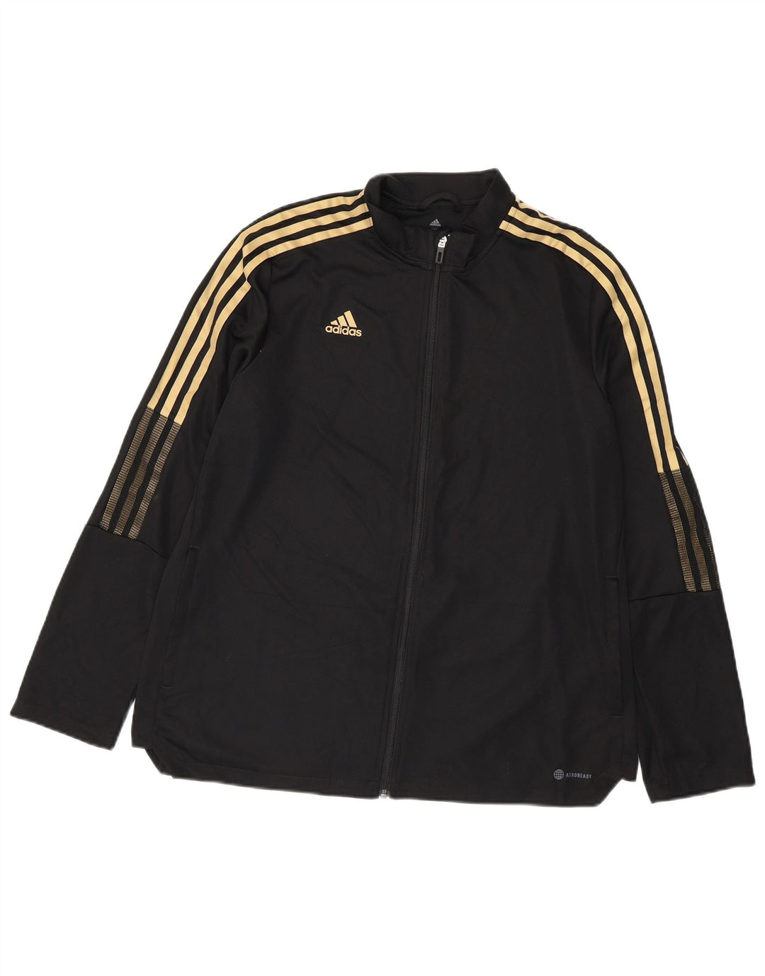ADIDAS ženska trenirka Aeroready gornja jakna UK 24/26 2XL crni poliester
