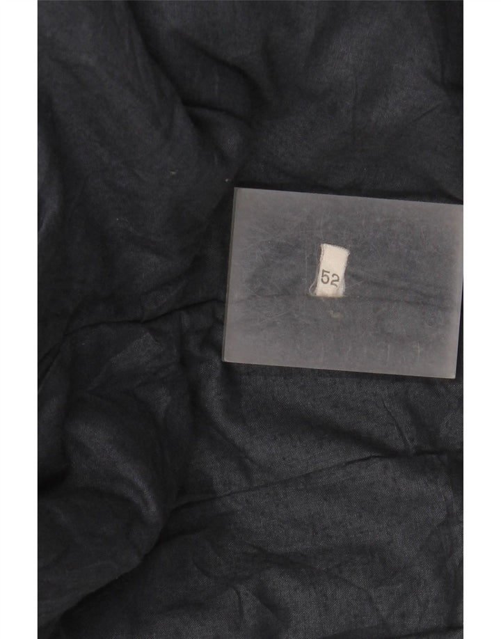 Vintage muška prevelika kožna jakna IT 52 XL crna