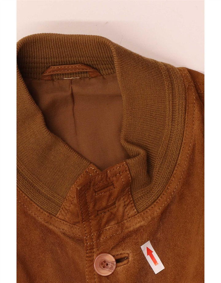 Conbipel muška bomber jakna od brušene kože UK 42 XL bež